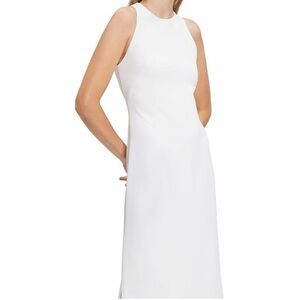 NEW WITH TAGS - Theory x back MIDI dress in white - size 2